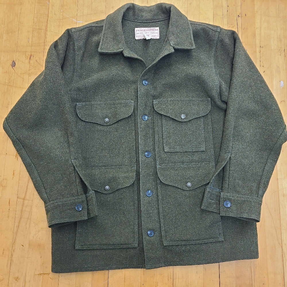 Filson Single Mackinaw Wool Cruiser Jacket size 42